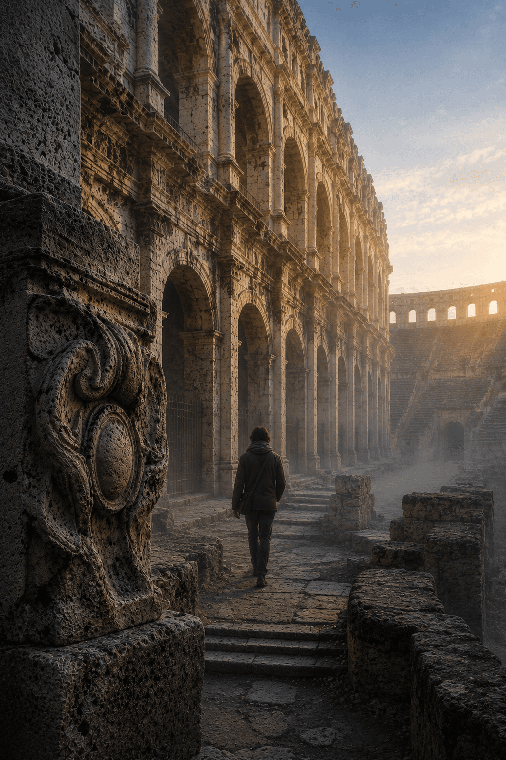 Exploration des arènes