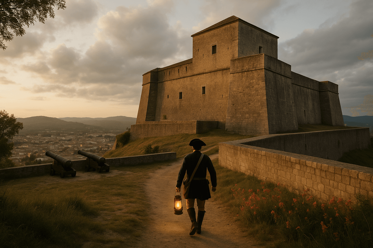 Le Fort Vauban d’Alès et ses remparts de pierre dominant la ville