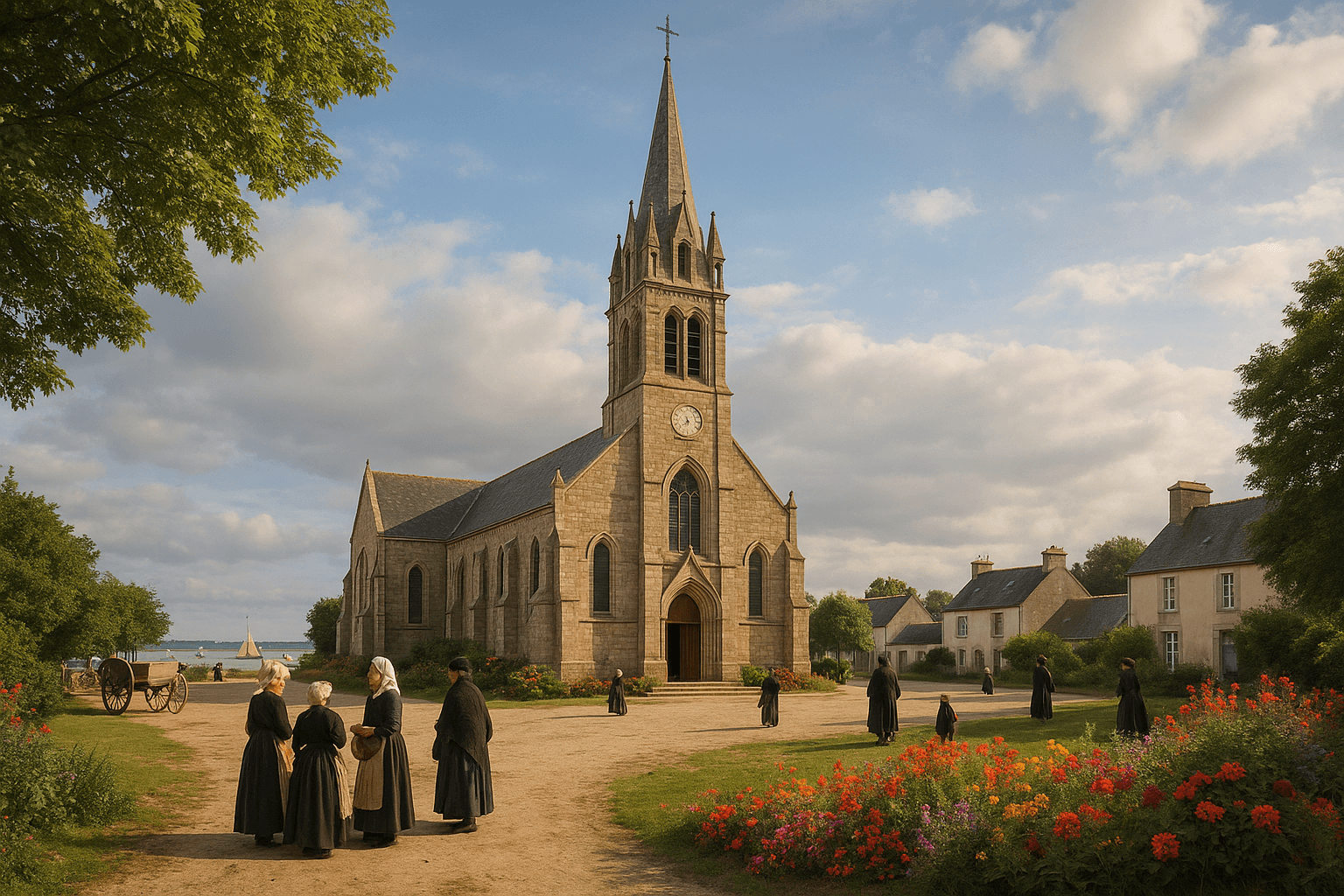 L’église Saint‑Pierre d’Arradon, au cœur du bourg
