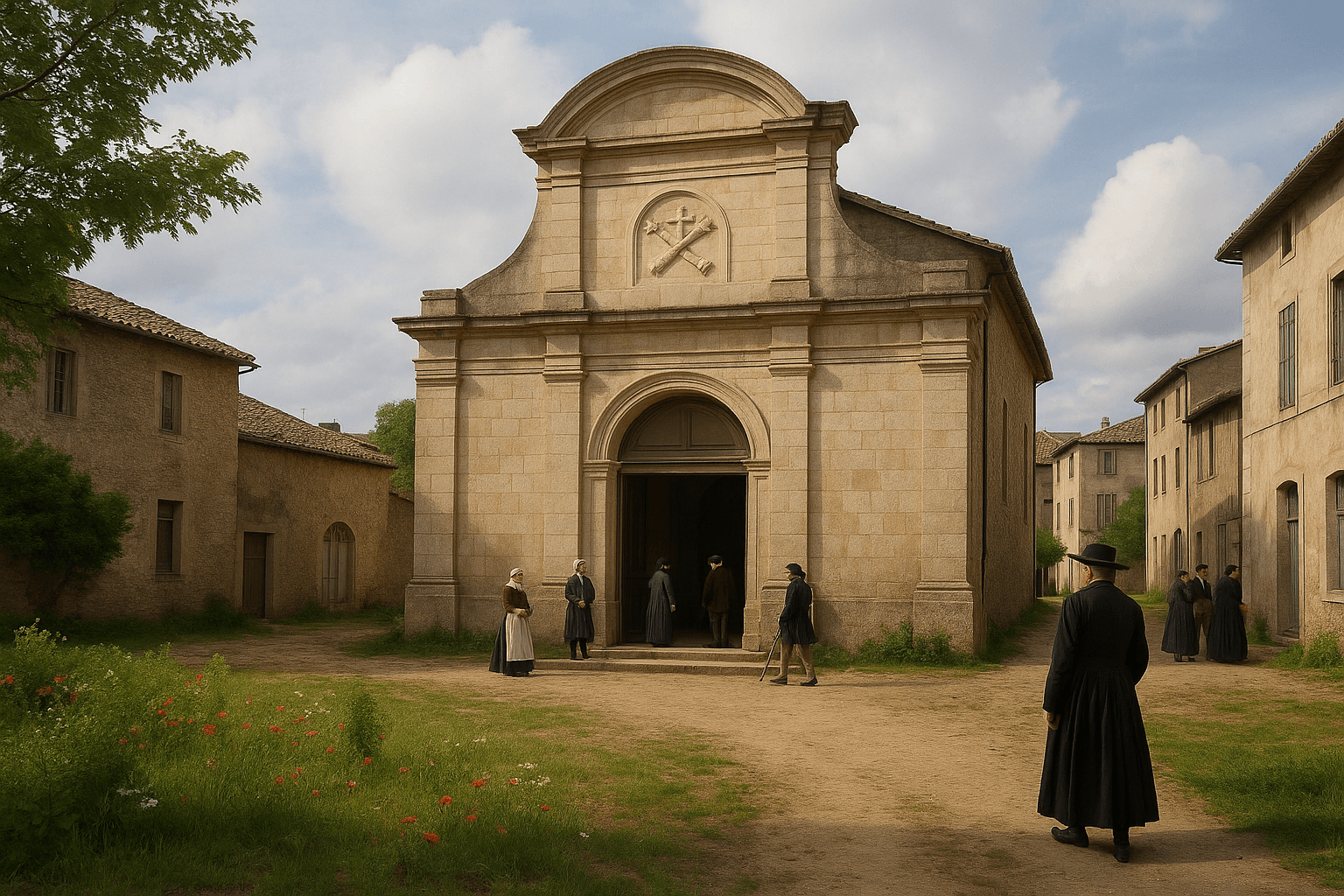 Façade du Grand temple à Castres