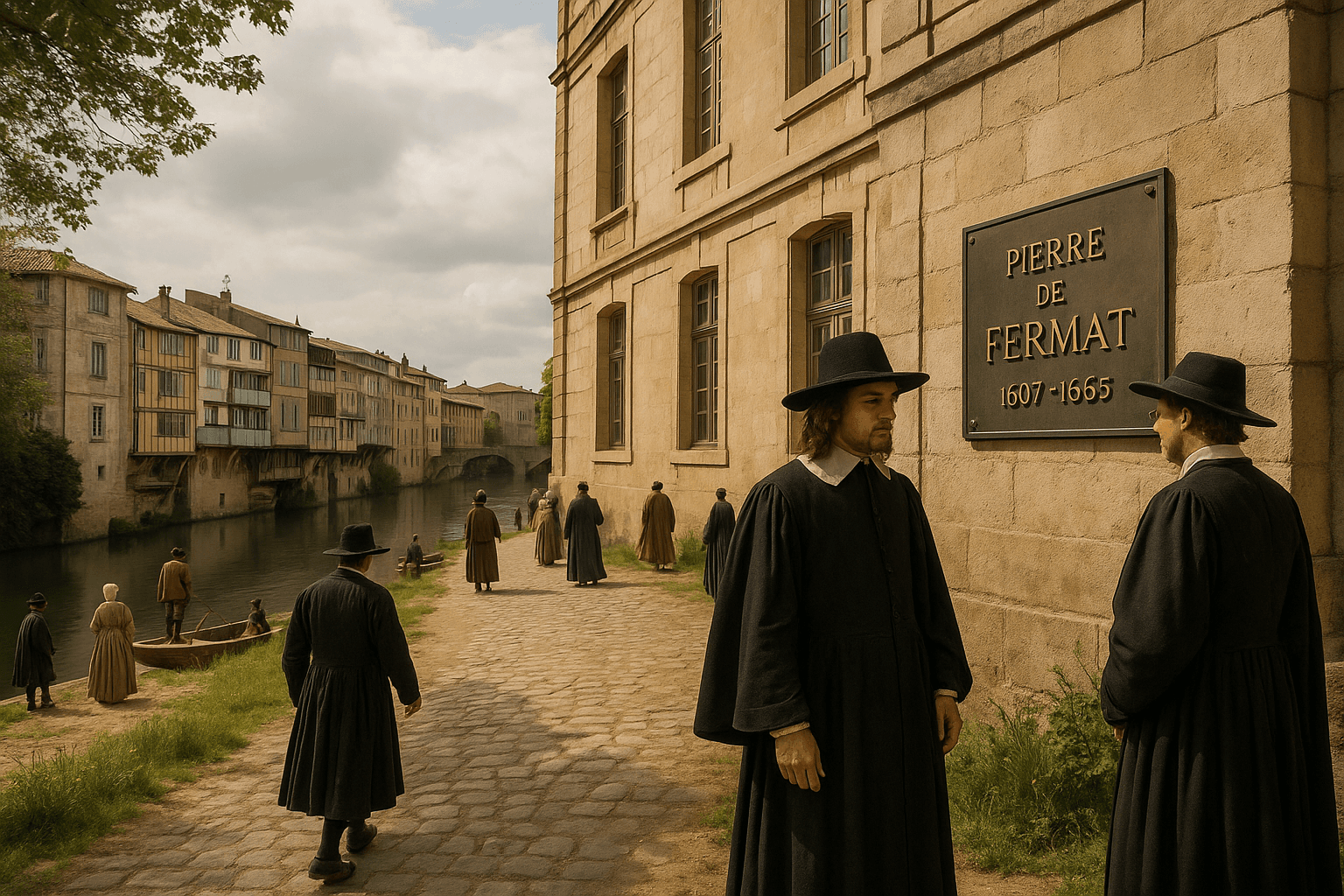 Repère public dédié à Pierre de Fermat à Castres