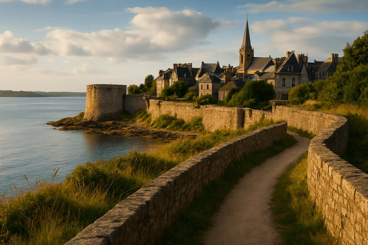 Image de couverture du circuit Du Golfe aux remparts : Vannes, presqu’île de Rhuys, Rochefort-en-Terre et Port-Louis