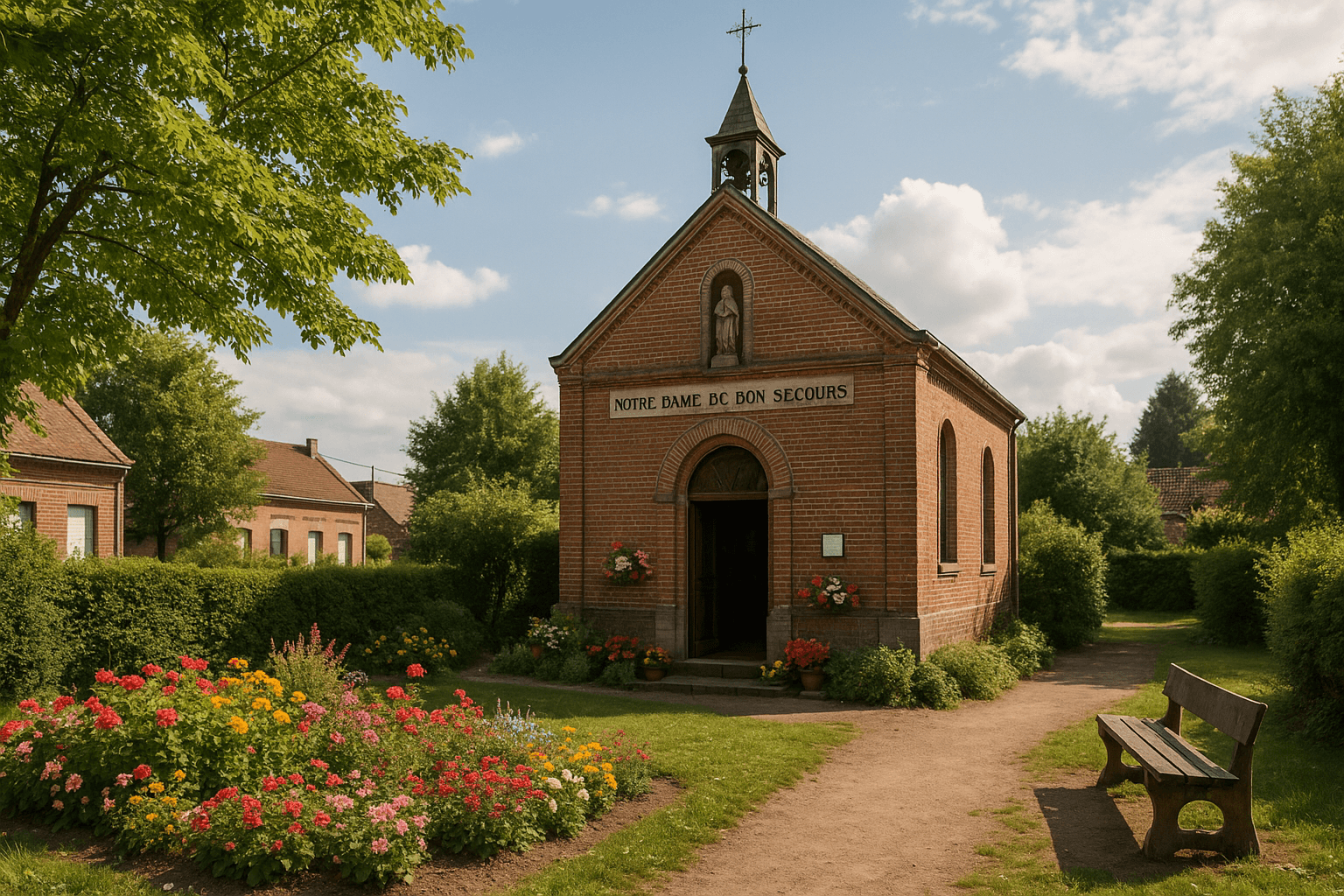 La chapelle Notre‑Dame de Bon Secours à Feignies, petit lieu de recueillement de quartier