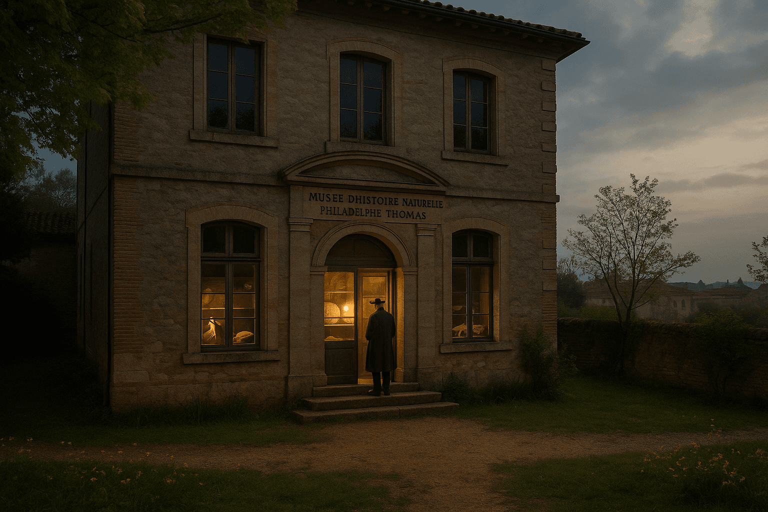 Entrée du Musée d'Histoire Naturelle Philadelphe Thomas à Gaillac