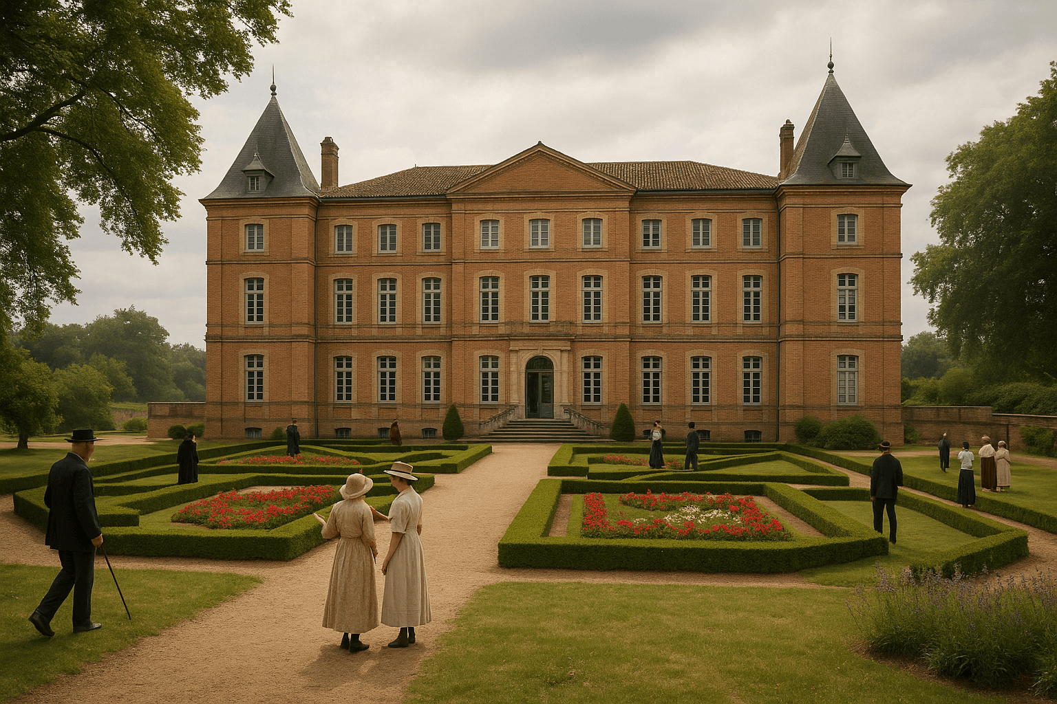 Musée des Beaux-Arts de Gaillac au château de Foucaud, façade du château