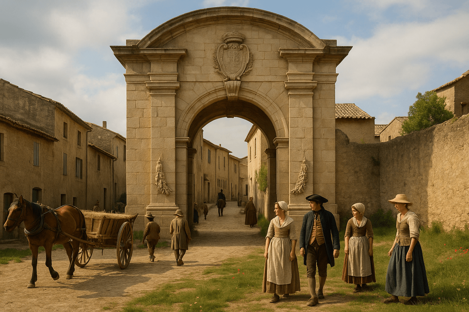 La Porte d’Arles marquant l’une des anciennes entrées du centre historique d’Istres