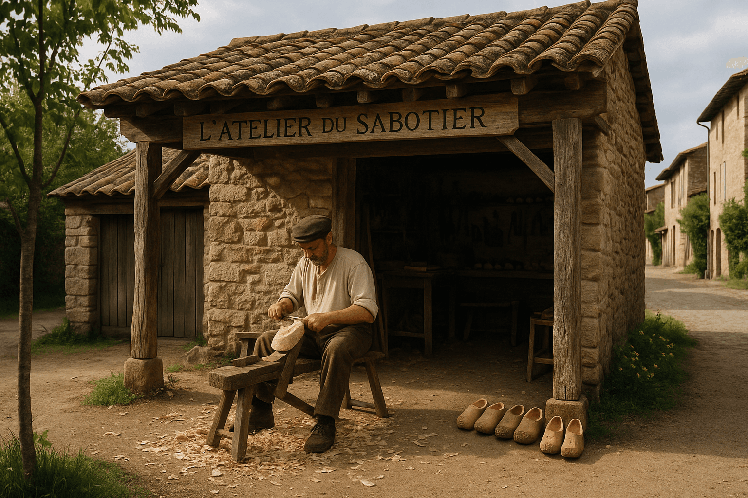 L’Atelier du Sabotier de Lautrec, dédié au savoir-faire traditionnel des sabots