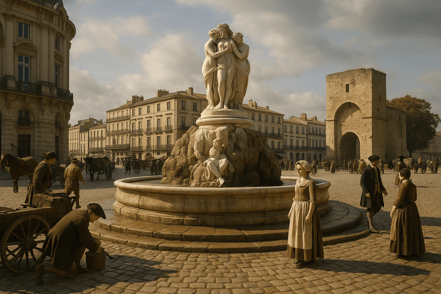 Vue de Montpellier