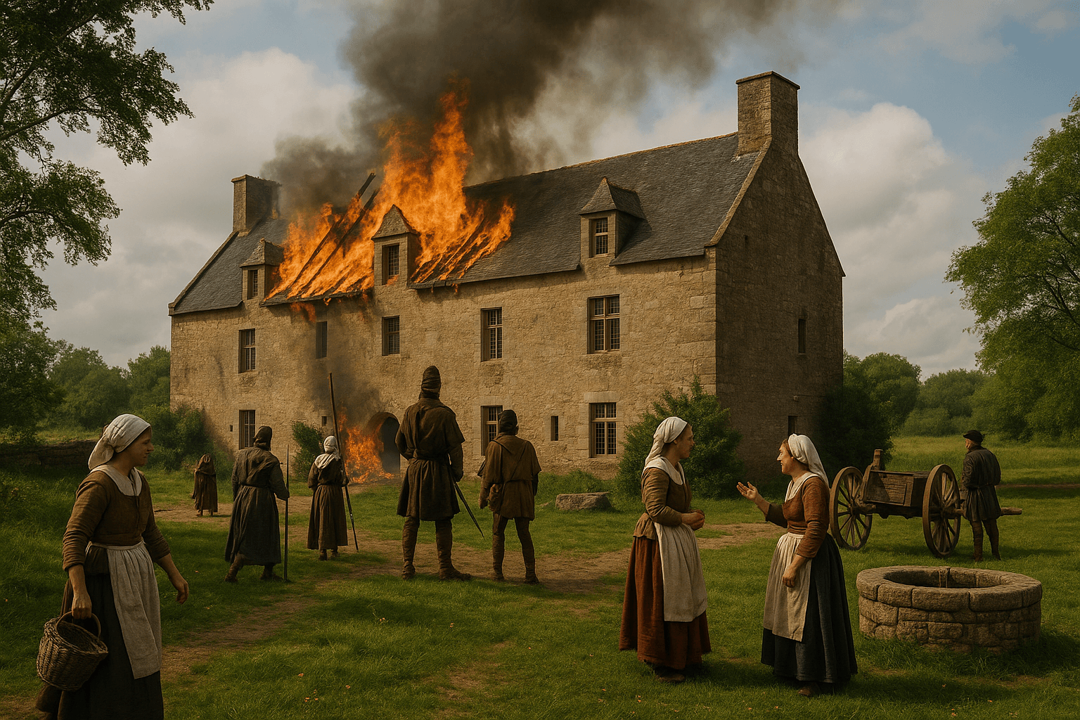 Le manoir de Créac'h Quéta à Pleuven, demeure en pierre ancrée dans le paysage rural