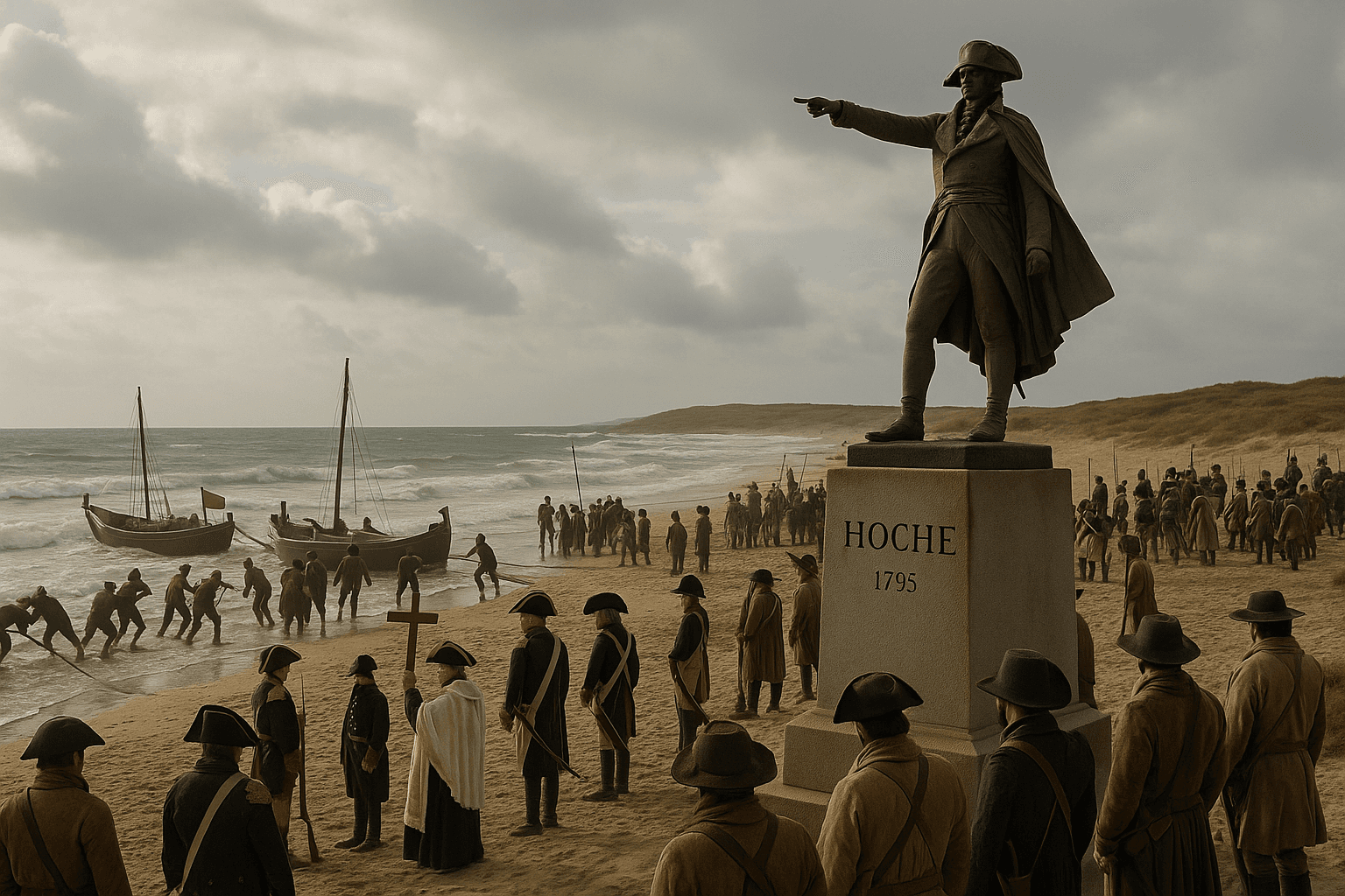 Le monument Hoche 1795 à Quiberon, mémoire de la campagne contre le débarquement royaliste
