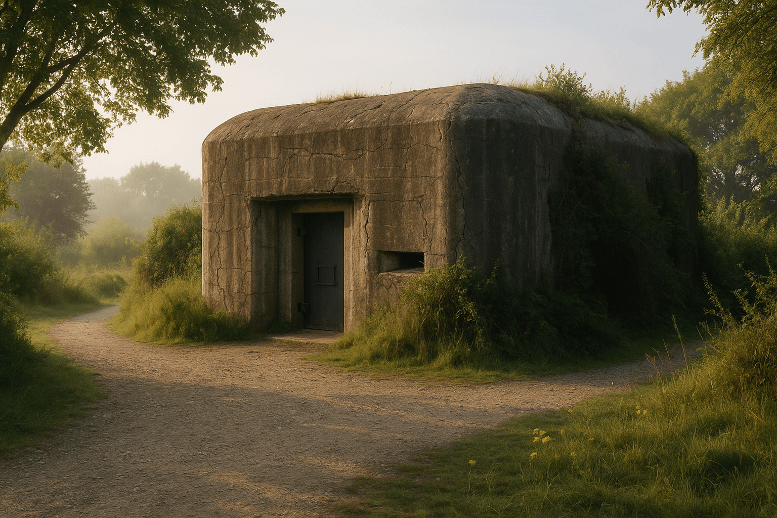Le bunker R501 de Riantec, bloc de béton du Mur de l'Atlantique