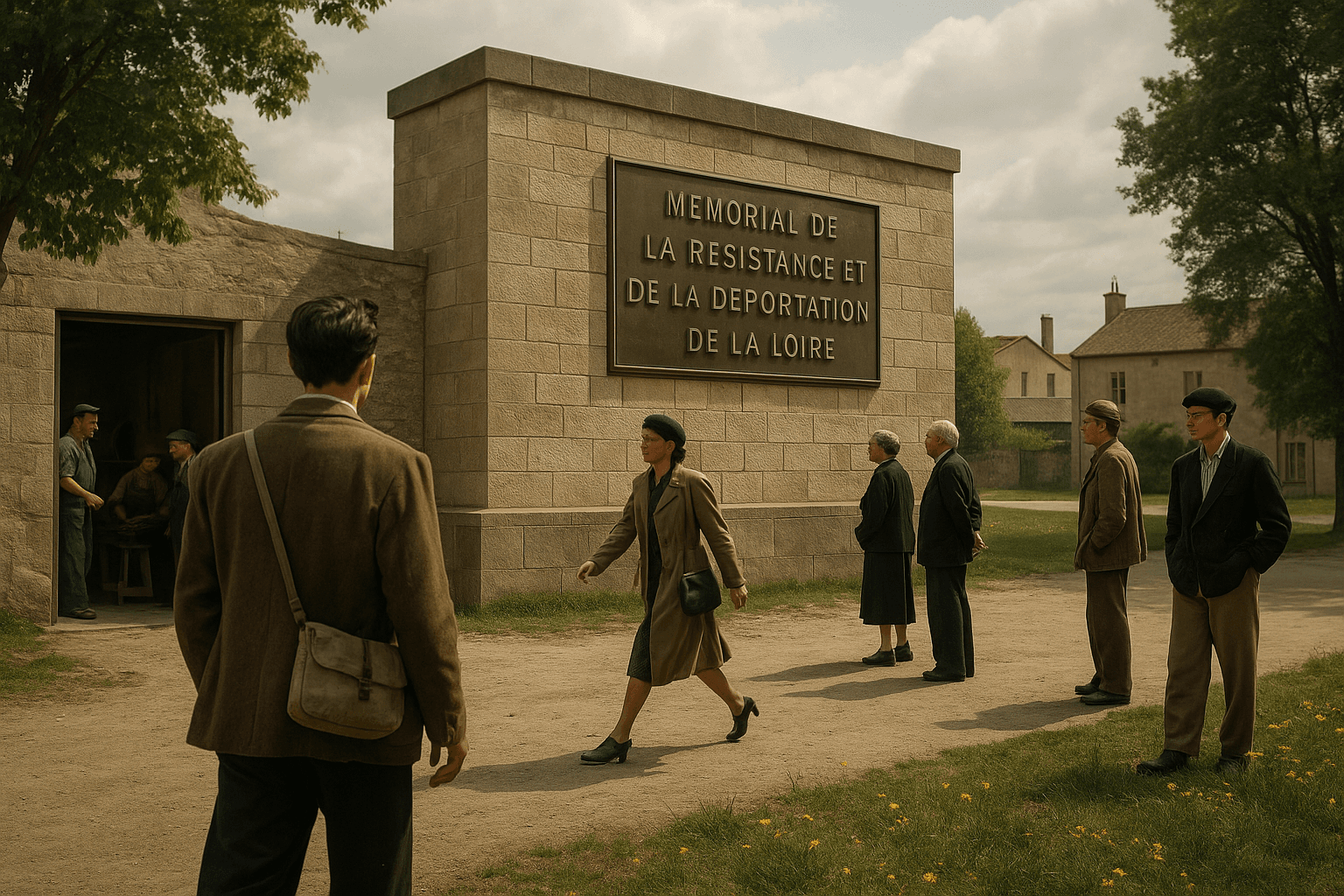 Façade du Mémorial de la Résistance et de la Déportation de la Loire à Saint‑Étienne