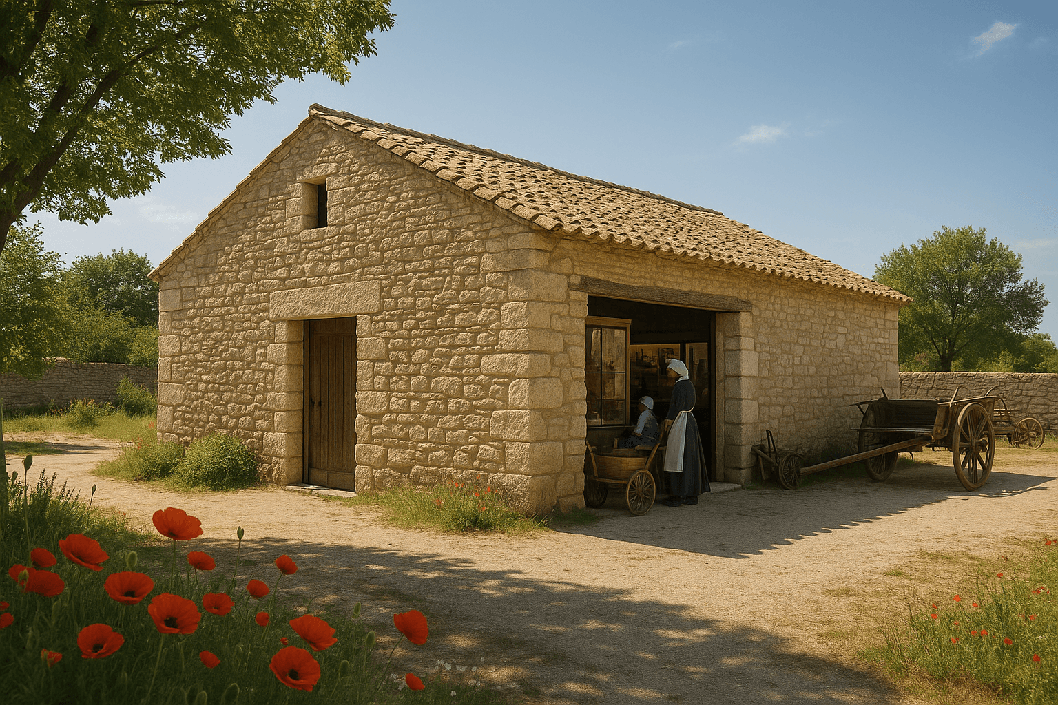 Objets anciens exposés au Rétro Musée à Saint‑Martin‑de‑Crau