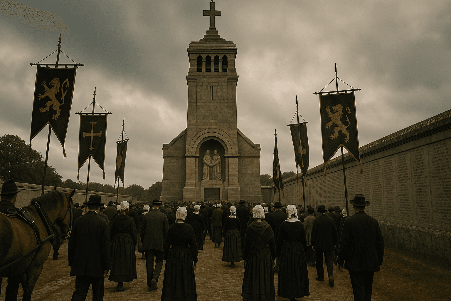 Le mémorial des Bretons morts pour la France de la Première Guerre mondiale à Sainte-Anne-d'Auray
