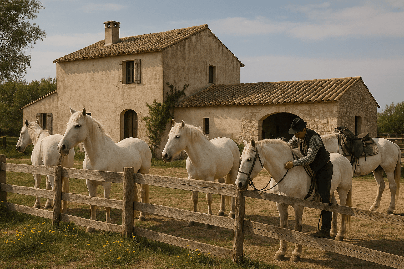 La Manade Cavallini – Mas de Pioch, domaine d’élevage de taureaux et chevaux en Camargue