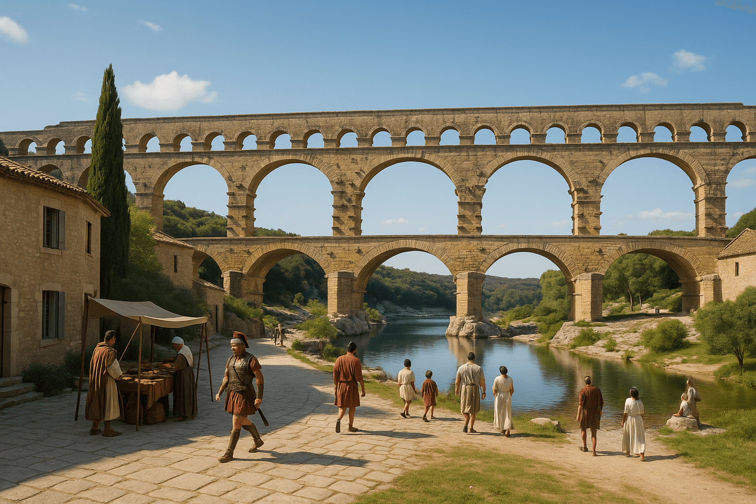 Vue de Vers-Pont-du-Gard