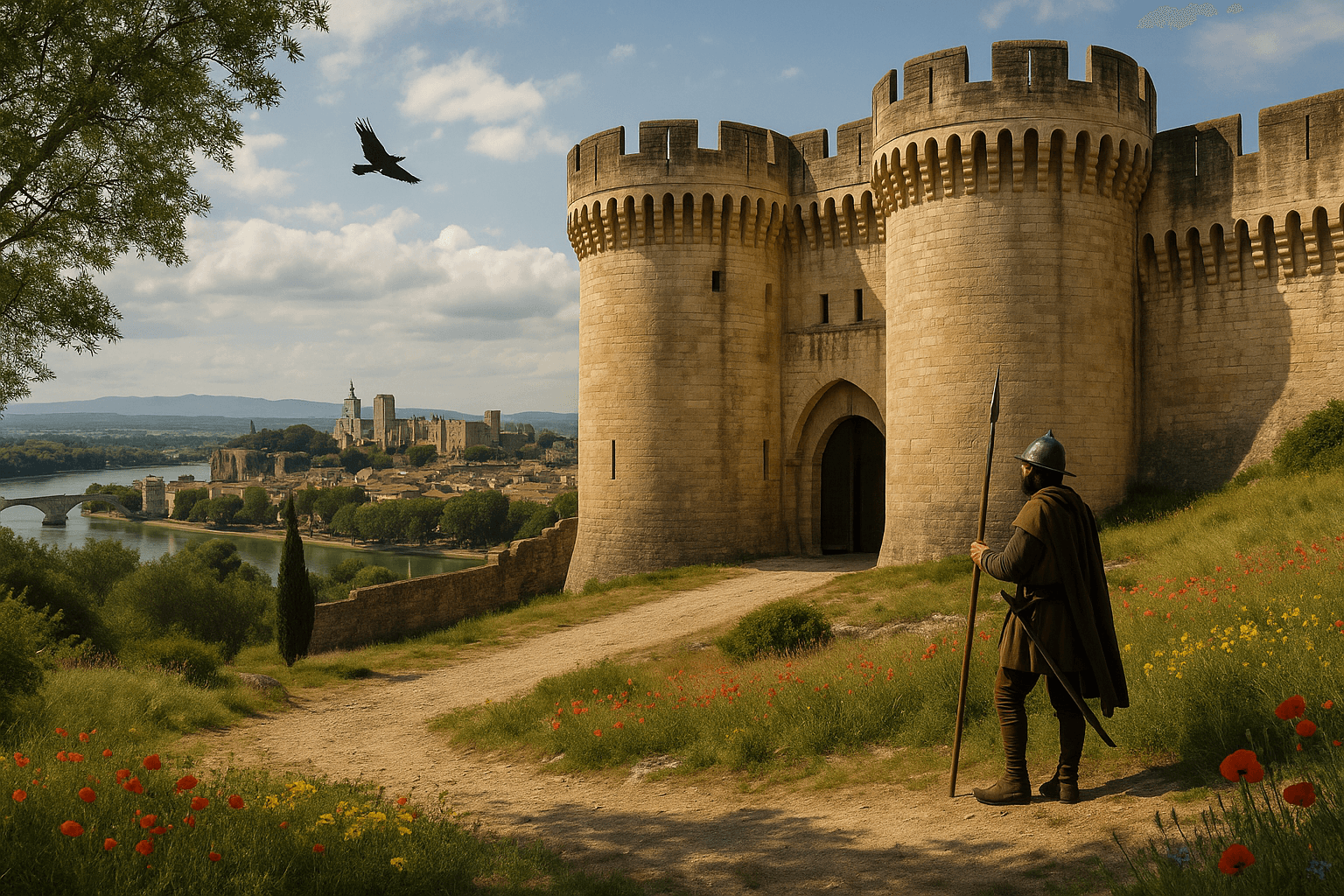 Vue de Villeneuve-lès-Avignon